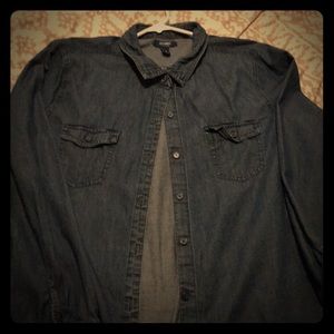 Old navy jean button up